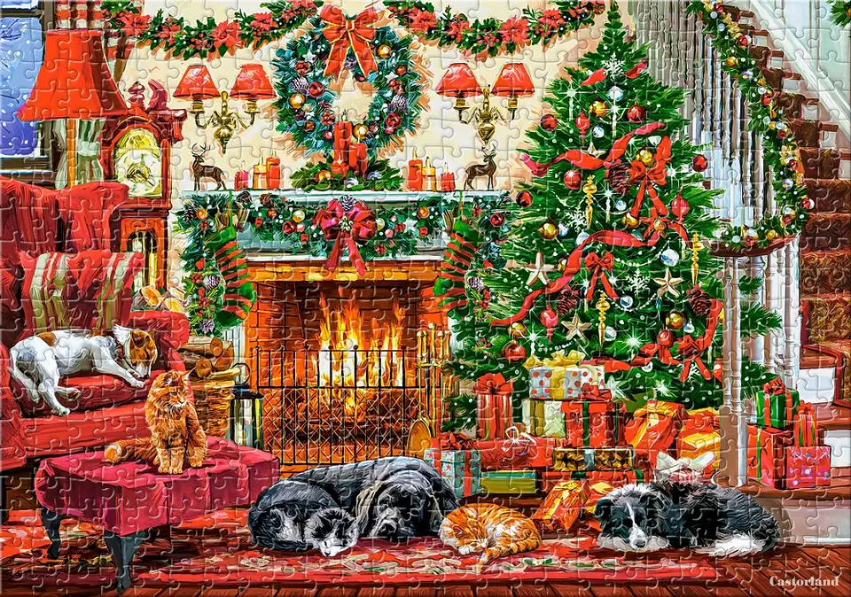 Puzzle 500 Piezas | Chimenea Acogedora 2