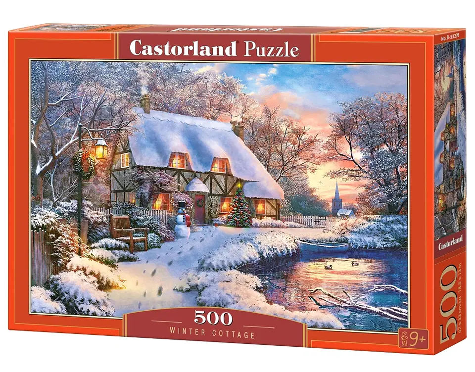 Puzzle 500 Piezas | Cabaña Invernal 1