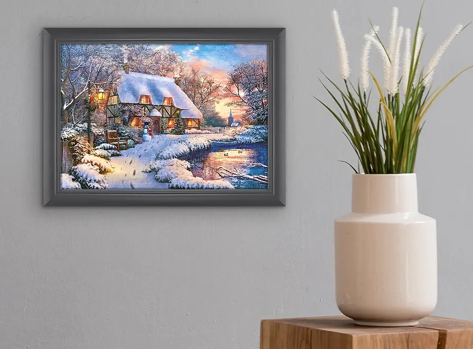 Puzzle 500 Piezas | Cabaña Invernal 3