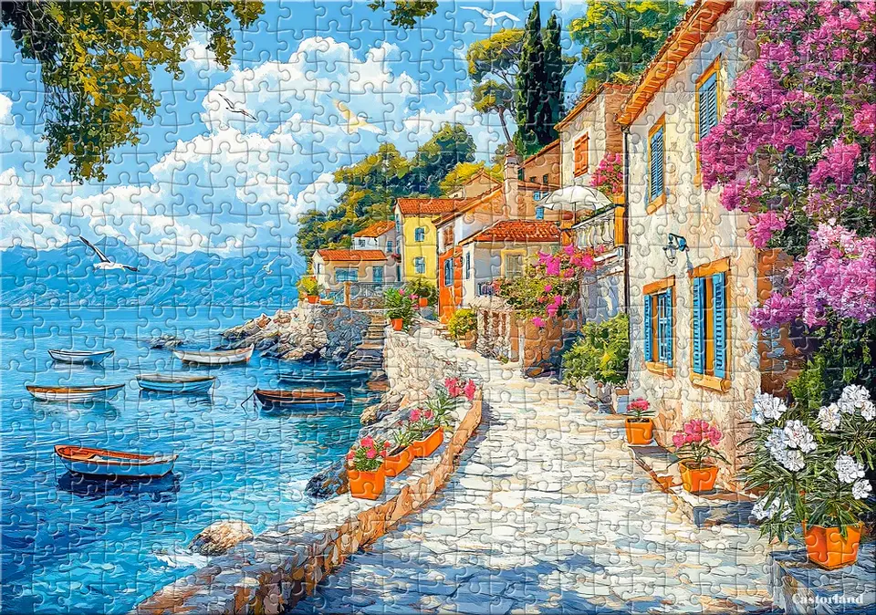 Puzzle 500 Piezas | Paseo Mediterráneo 2
