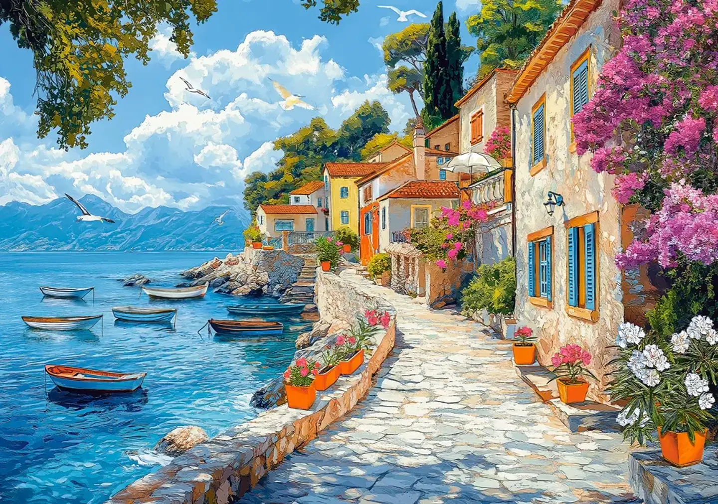 Puzzle 500 Piezas | Paseo Mediterráneo 4