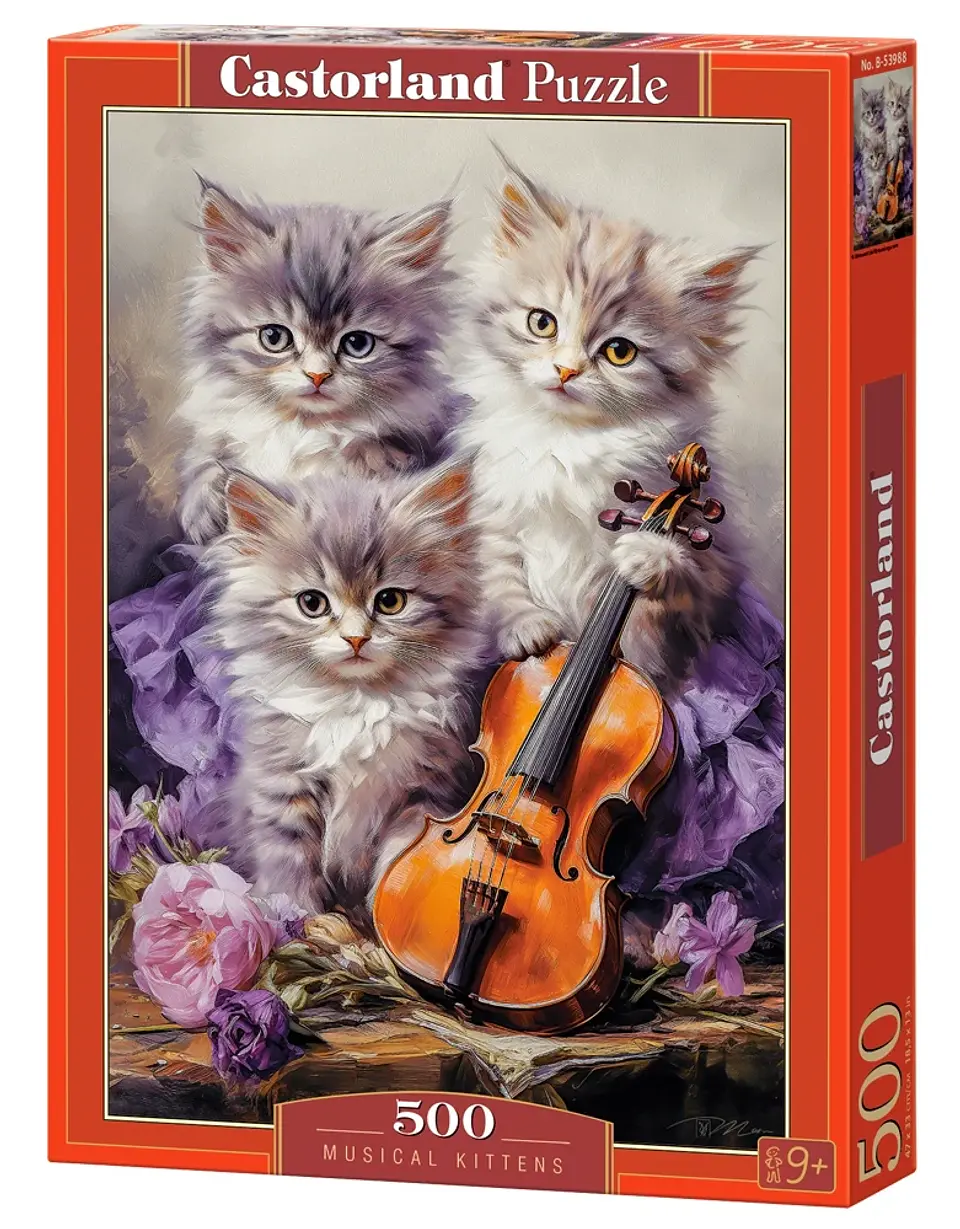Puzzle 500 Piezas | Gatitos Musicales 1