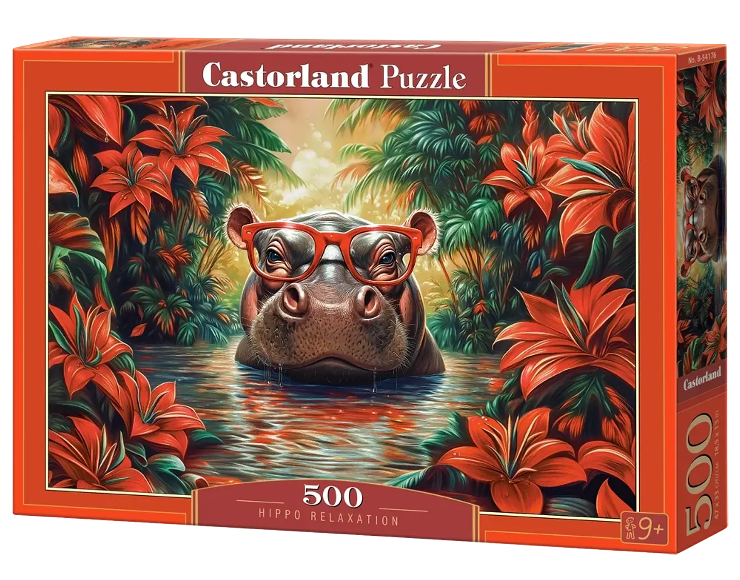Puzzle 500 Piezas | Relajación de Hipopótamo 1