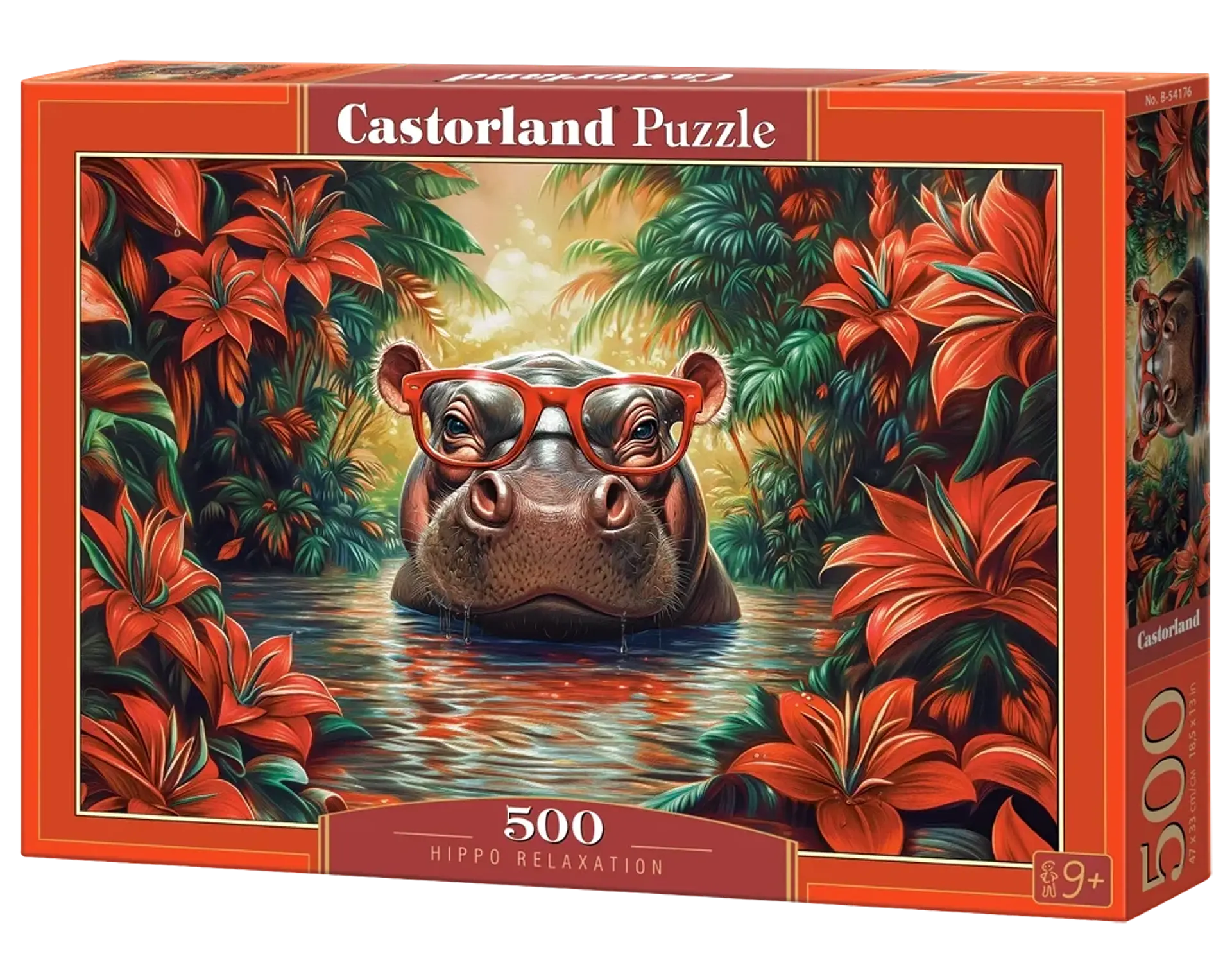 Puzzle 500 Piezas | Relajación de Hipopótamo 1