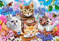 Puzzle 500 Piezas | Gatitos con Flores - Miniatura 4