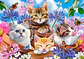 Puzzle 500 Piezas | Gatitos con Flores - Miniatura 2