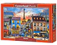 Puzzle 500 Piezas | Calles de París - Miniatura 1