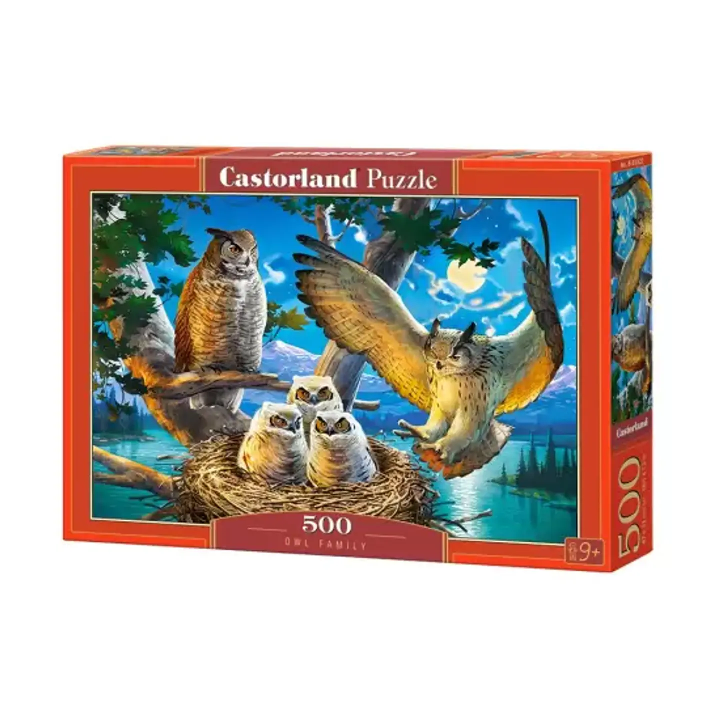 Puzzle 500 Piezas | Familia de Búhos 1