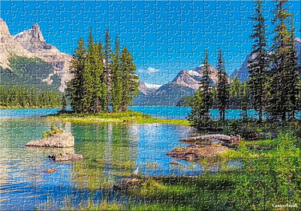 Puzzle 500 Piezas | Lago Maligne, Canadá 4