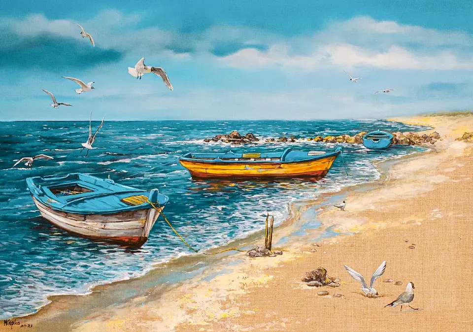 Puzzle 500 Piezas | Mañana junto al Mar 2