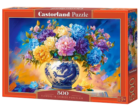 Puzzle 500 Piezas | Flores en Porcelana China