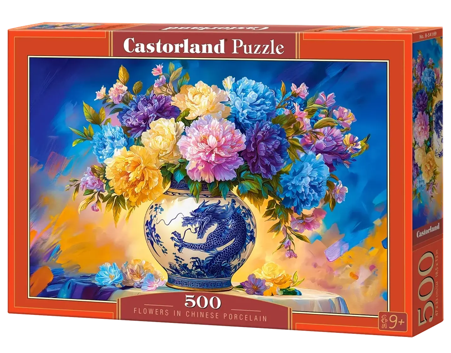 Puzzle 500 Piezas | Flores en Porcelana China 1