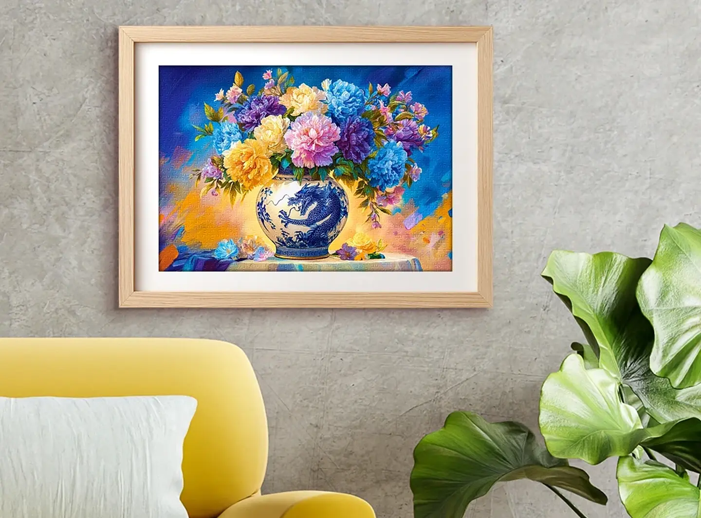 Puzzle 500 Piezas | Flores en Porcelana China 3