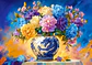 Puzzle 500 Piezas | Flores en Porcelana China - Miniatura 2