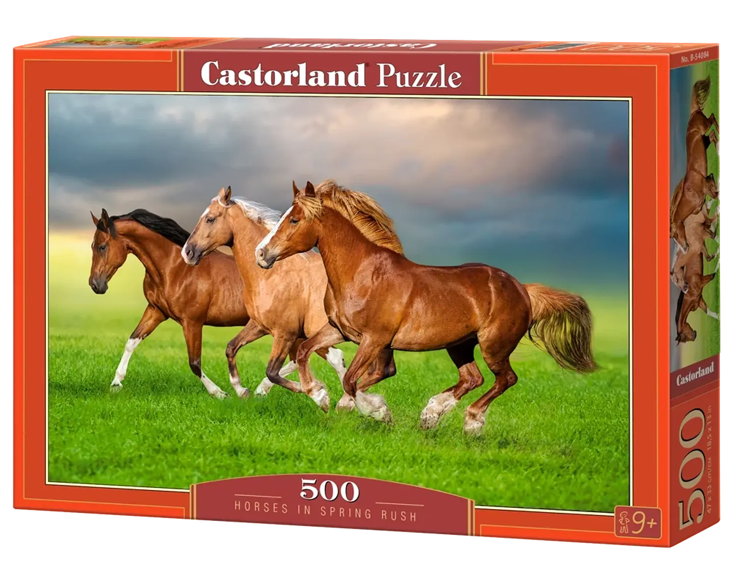 Puzzle 500 Piezas | Caballos Galopando en Primavera 1