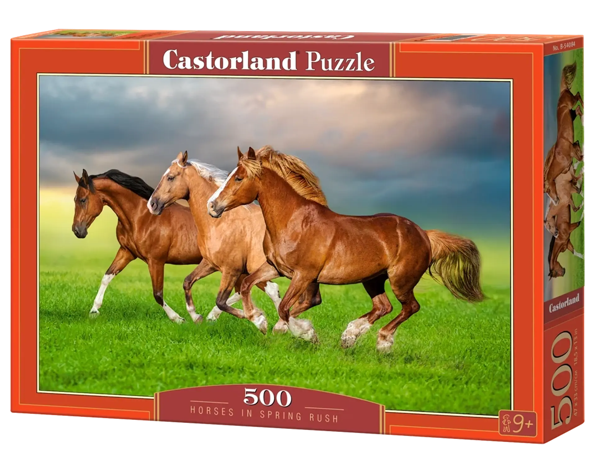 Puzzle 500 Piezas | Caballos Galopando en Primavera 1