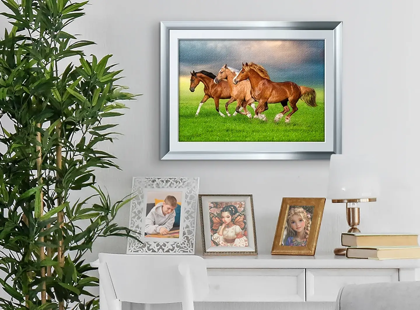 Puzzle 500 Piezas | Caballos Galopando en Primavera 3