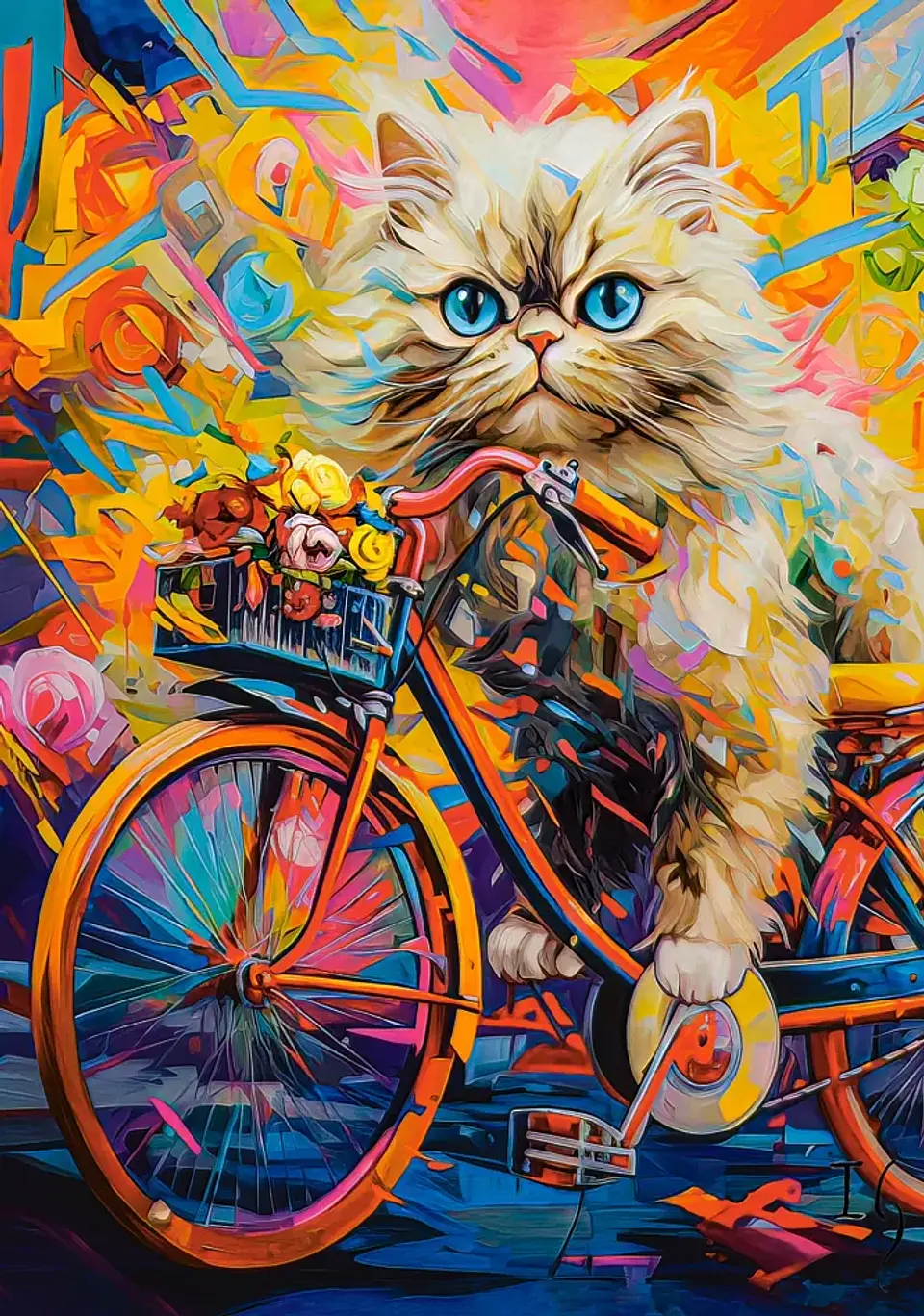 Puzzle 500 Piezas | Paseo Floral del Gatito 2