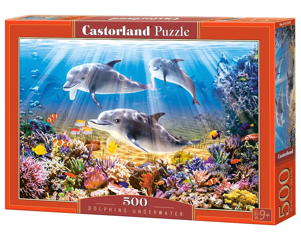 Puzzle 500 Piezas | Delfines Bajo el Agua 1