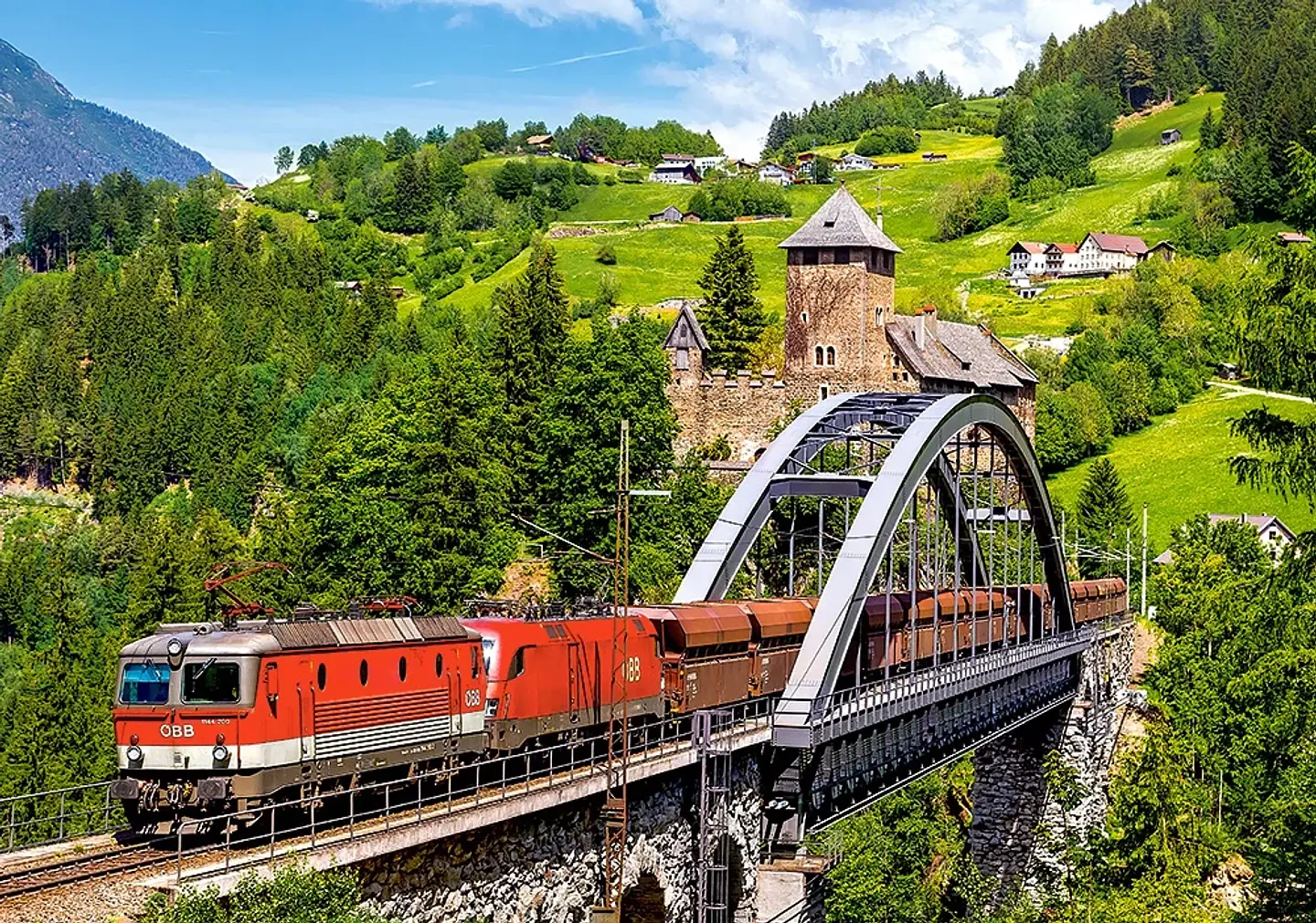 Puzzle 500 Piezas | Tren sobre el Puente 2