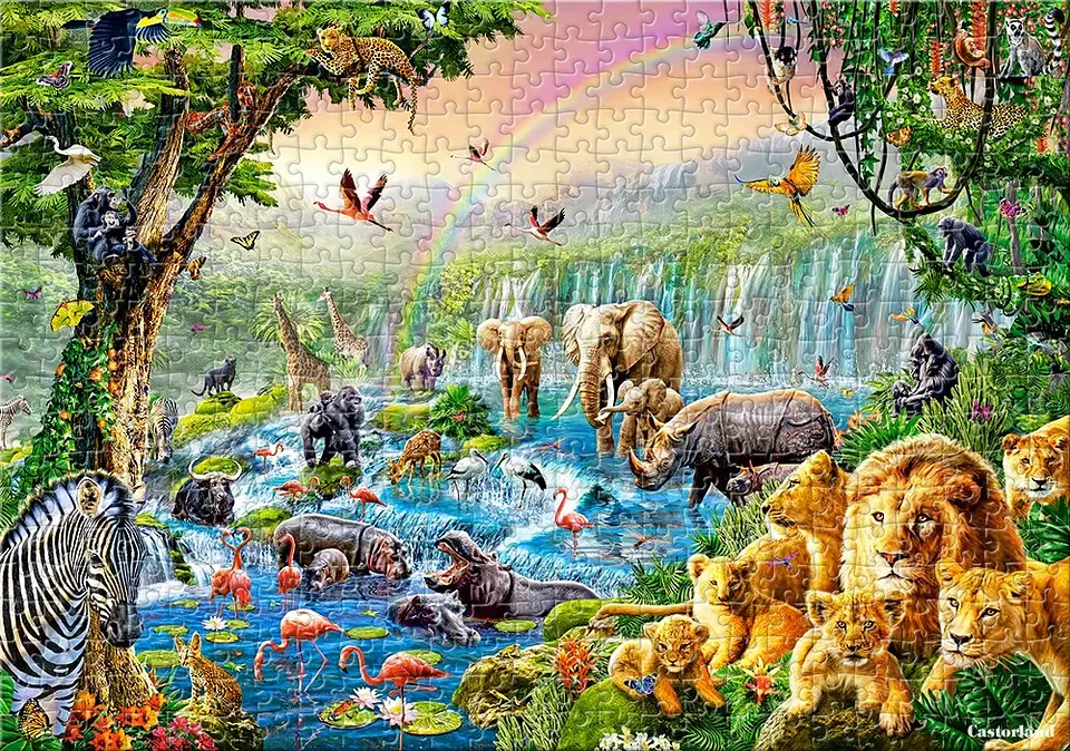 Puzzle 500 Piezas | Río de la Selva 4