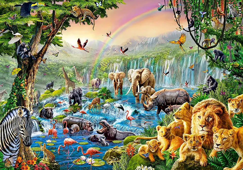 Puzzle 500 Piezas | Río de la Selva 2