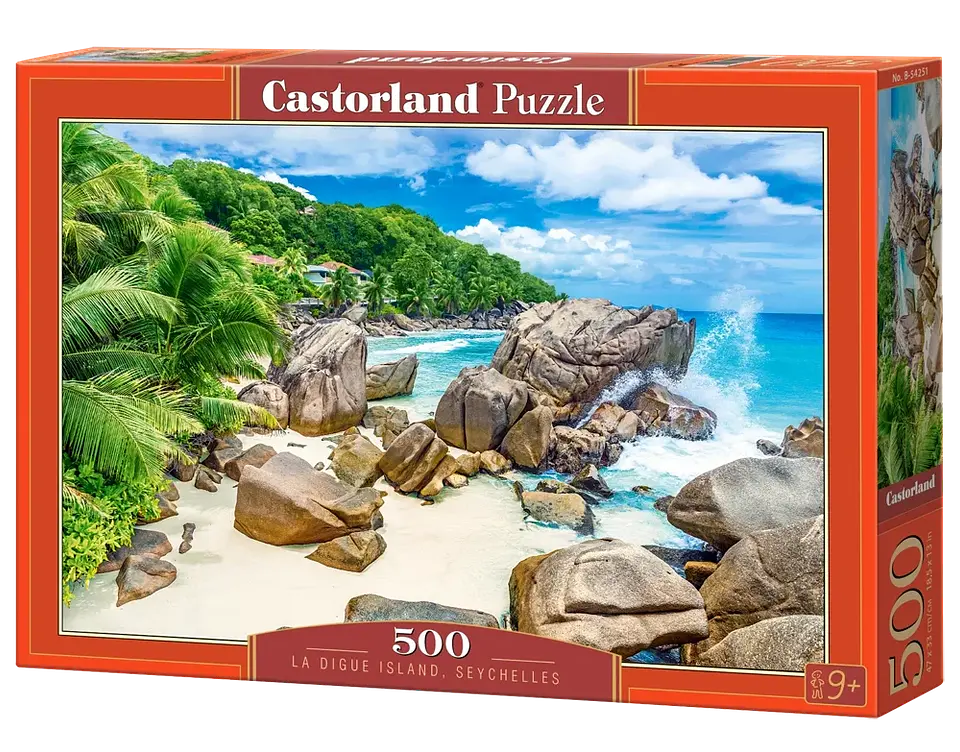 Puzzle 500 Piezas | Isla La Digue, Seychelles 1