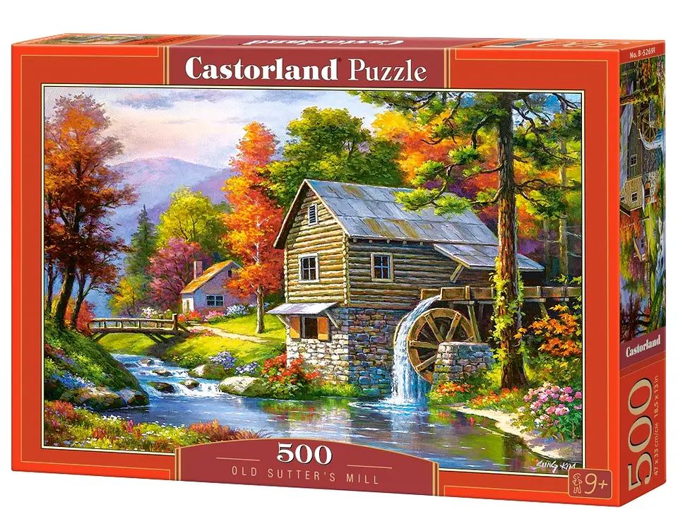 Puzzle 500 Piezas | Antiguo Molino de Sutter 1