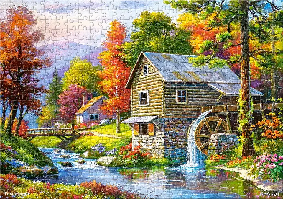 Puzzle 500 Piezas | Antiguo Molino de Sutter 4