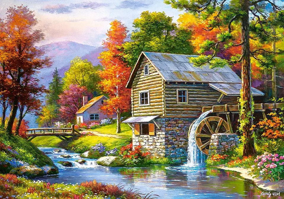 Puzzle 500 Piezas | Antiguo Molino de Sutter 2