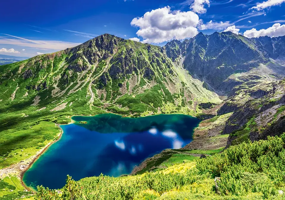 Puzzle 500 Piezas | Czarny Staw Gąsienicowy, Tatras, Polonia 2