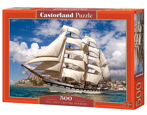Puzzle 500 Piezas | Gran Velero Saliendo del Puerto