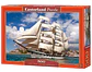 Puzzle 500 Piezas | Gran Velero Saliendo del Puerto - Miniatura 1