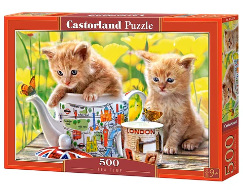 Puzzle 500 Piezas | Hora del Té con Gatitos