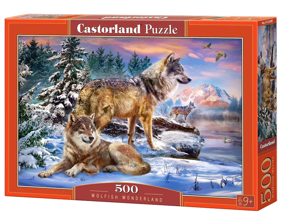 Puzzle 500 Piezas | País de Maravillas de Lobos 1