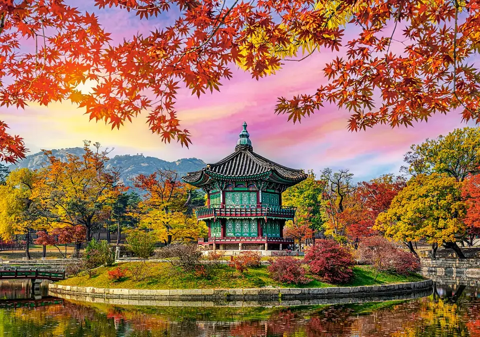 Puzzle 500 Piezas | Palacio Gyeongbokgung, Seúl, Corea del Sur 2