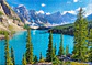 Puzzle 500 Piezas | Primavera en el Lago Moraine, Canadá - Miniatura 4