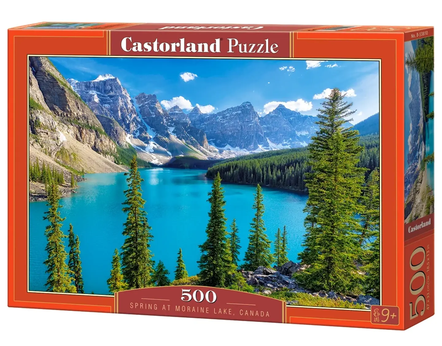 Puzzle 500 Piezas | Primavera en el Lago Moraine, Canadá 1