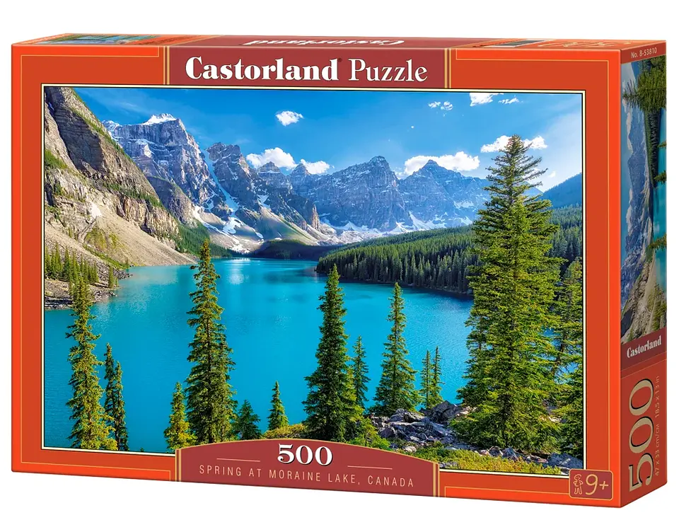 Puzzle 500 Piezas | Primavera en el Lago Moraine, Canadá 1