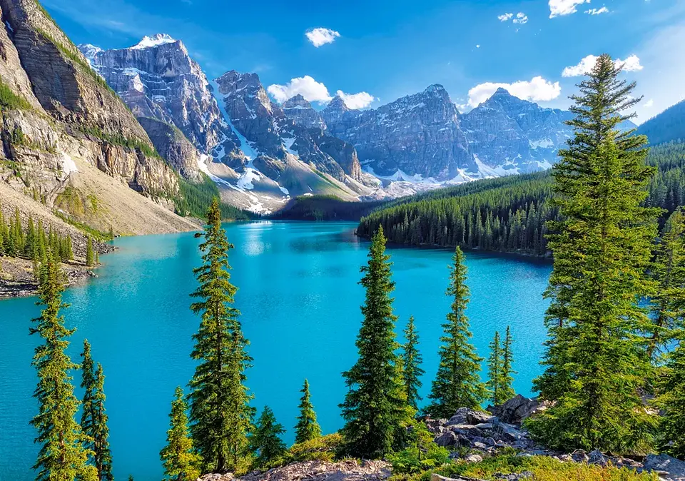 Puzzle 500 Piezas | Primavera en el Lago Moraine, Canadá 2
