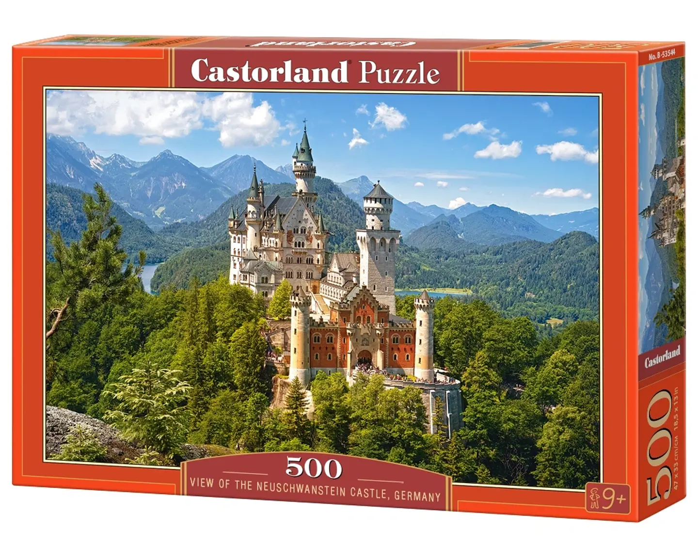 Puzzle 500 Piezas | Vista del Castillo de Neuschwanstein, Alemania 1