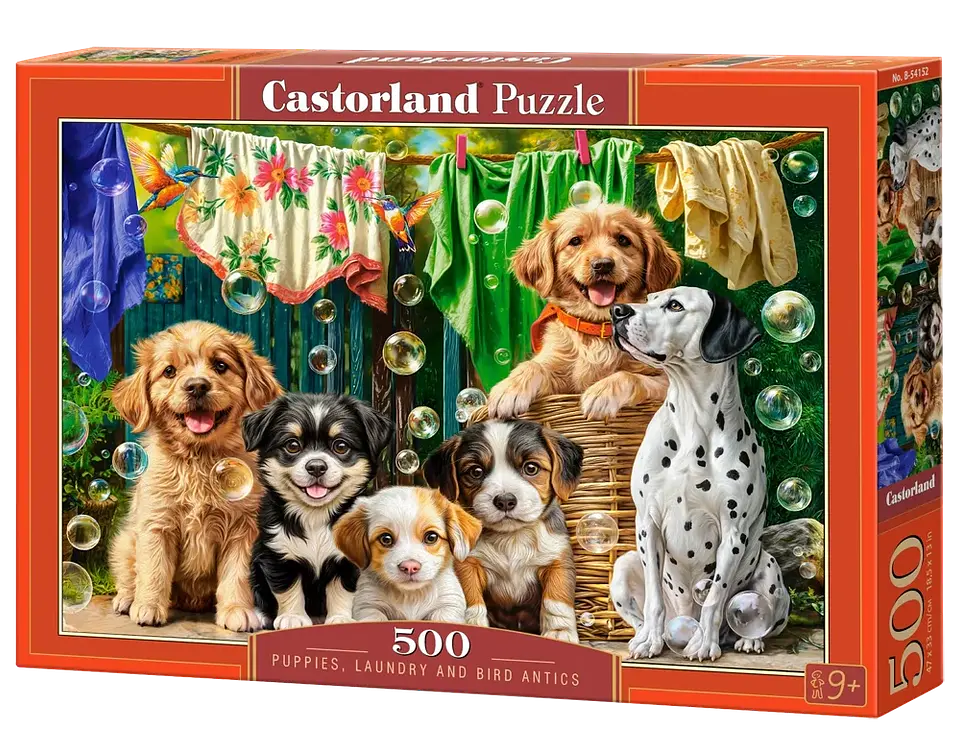 Puzzle 500 Piezas | Cachorros y Travesuras 1