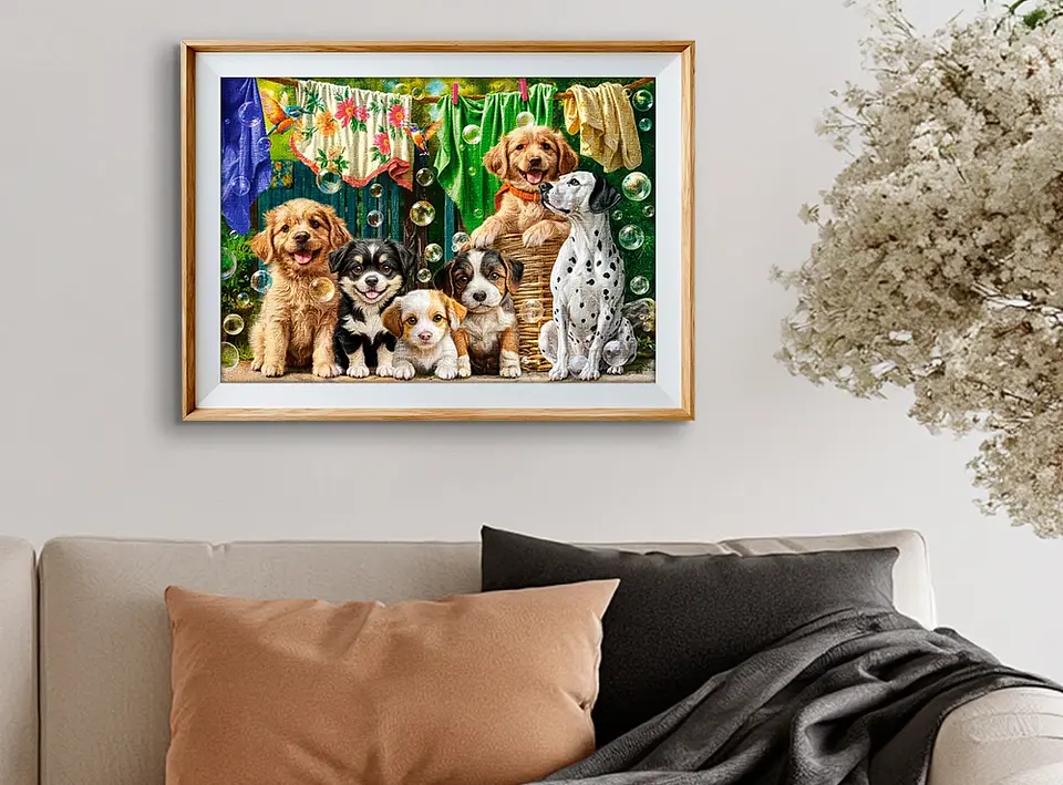 Puzzle 500 Piezas | Cachorros y Travesuras 3