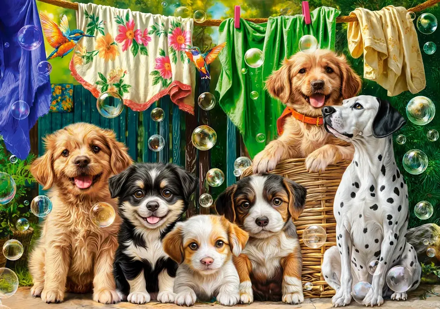 Puzzle 500 Piezas | Cachorros y Travesuras 2