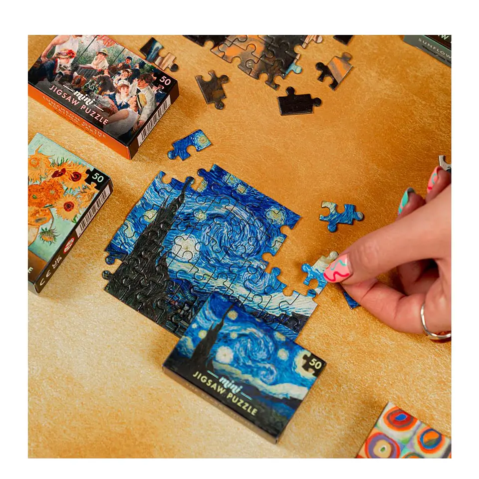 Pack 10 Mini Puzzles Masterpieces | 10 x 50 Piezas 2