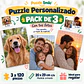 Pack 3 Puzzles Personalizados 120 Piezas - Con tu Foto - Miniatura 1