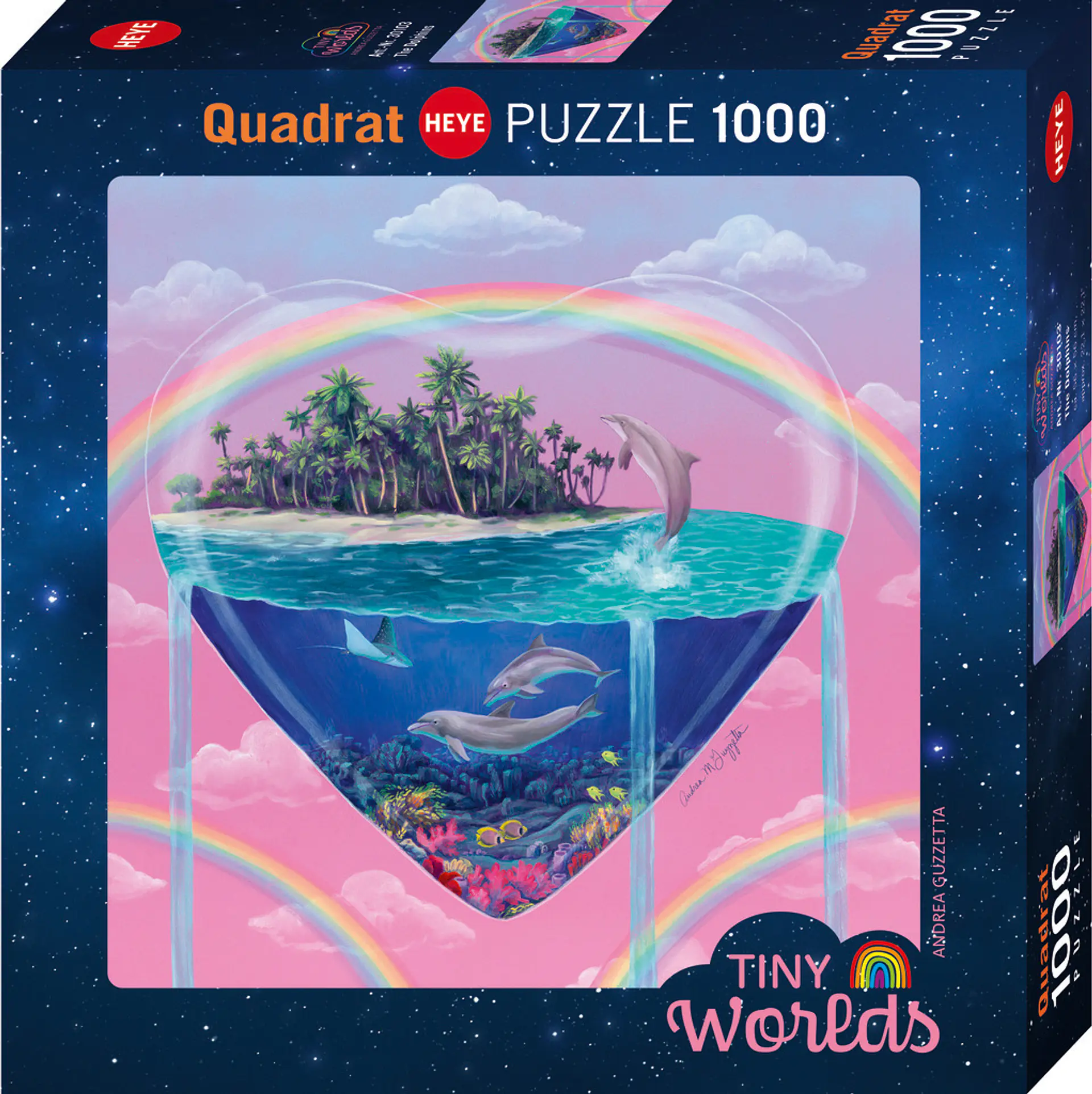 Puzzle 1000 Piezas Cuadrado | The Dolphins 1