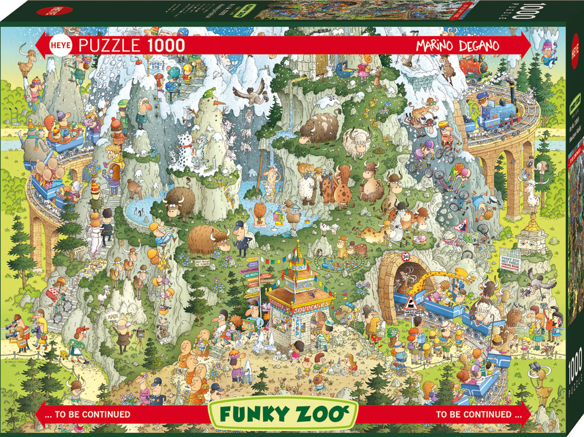 Puzzle 1000 Piezas | FUNKY ZOO Himalayan Habitat 1