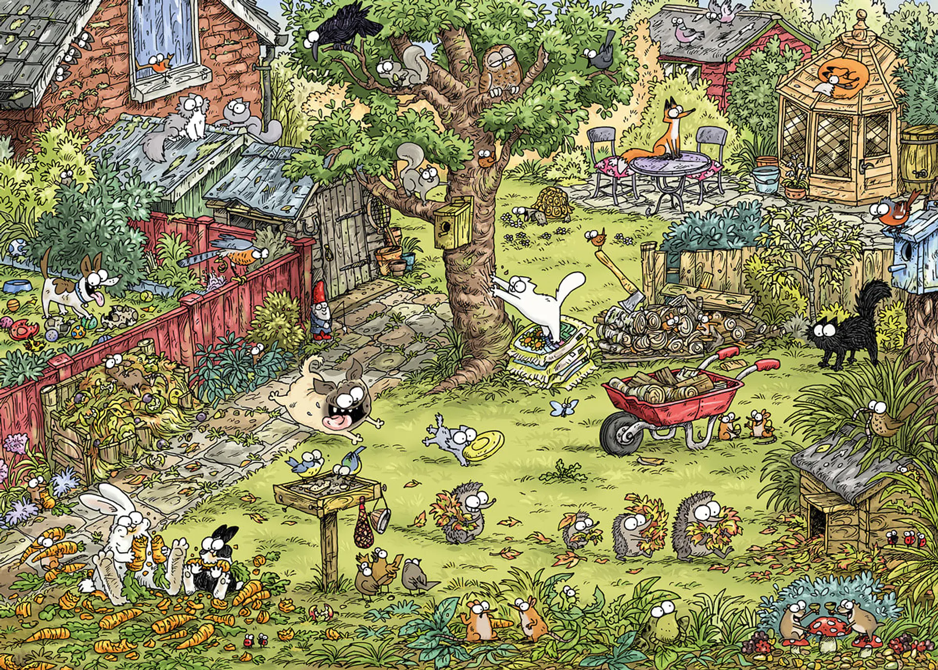 Puzzle 1000 Piezas | Simon´s Cat Garden Adventures 2