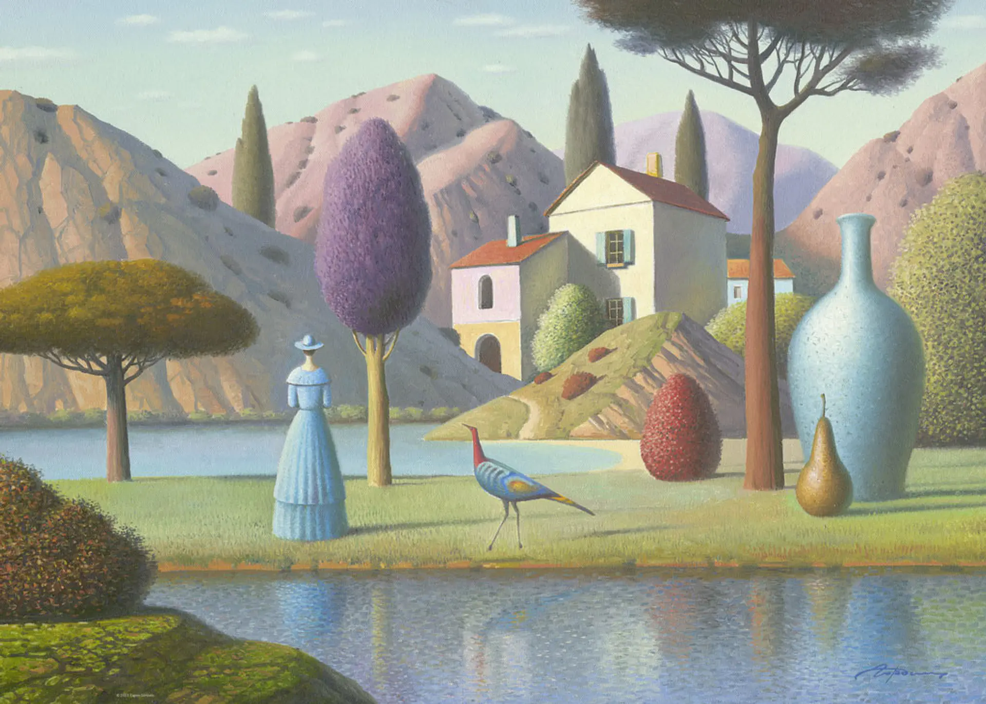 Puzzle 1000 Piezas | Lady in Blue 2